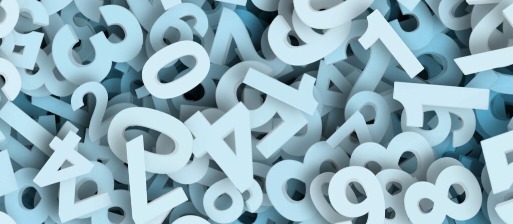 Une pile de nombres, représentant des méthodes quantitatives
